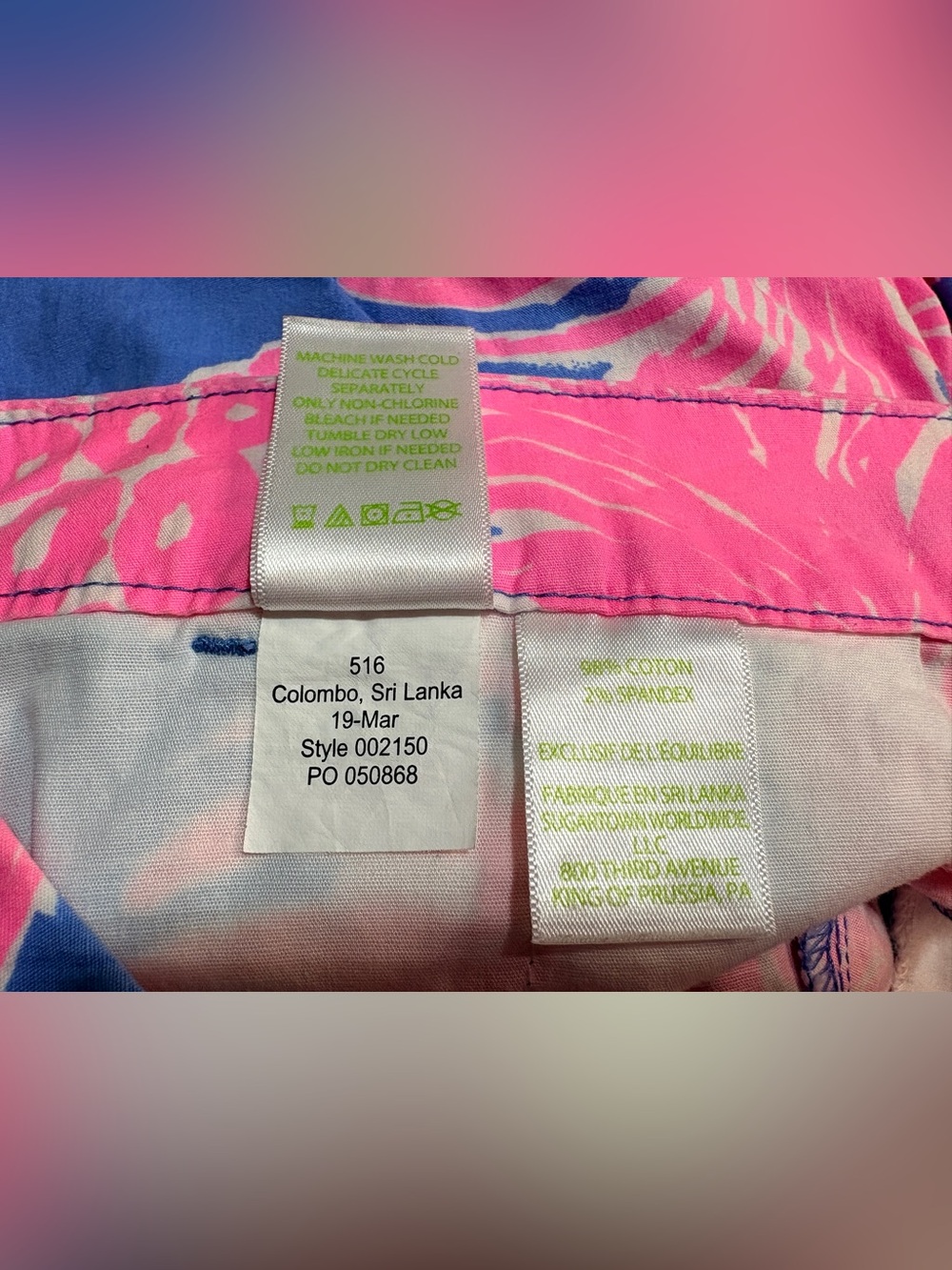 Lilly Pulitzer Buttercup Pineapple Shake Scallop Shorts Size 8 - Picture 5 of 10